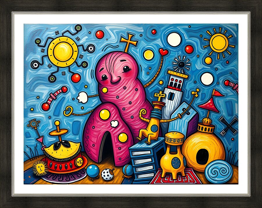 Fantasy world 66 Picture Frame print