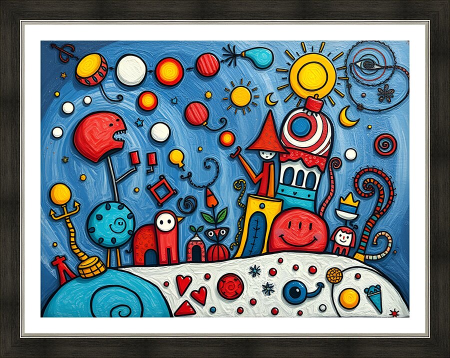 Fantasy world 67 Picture Frame print