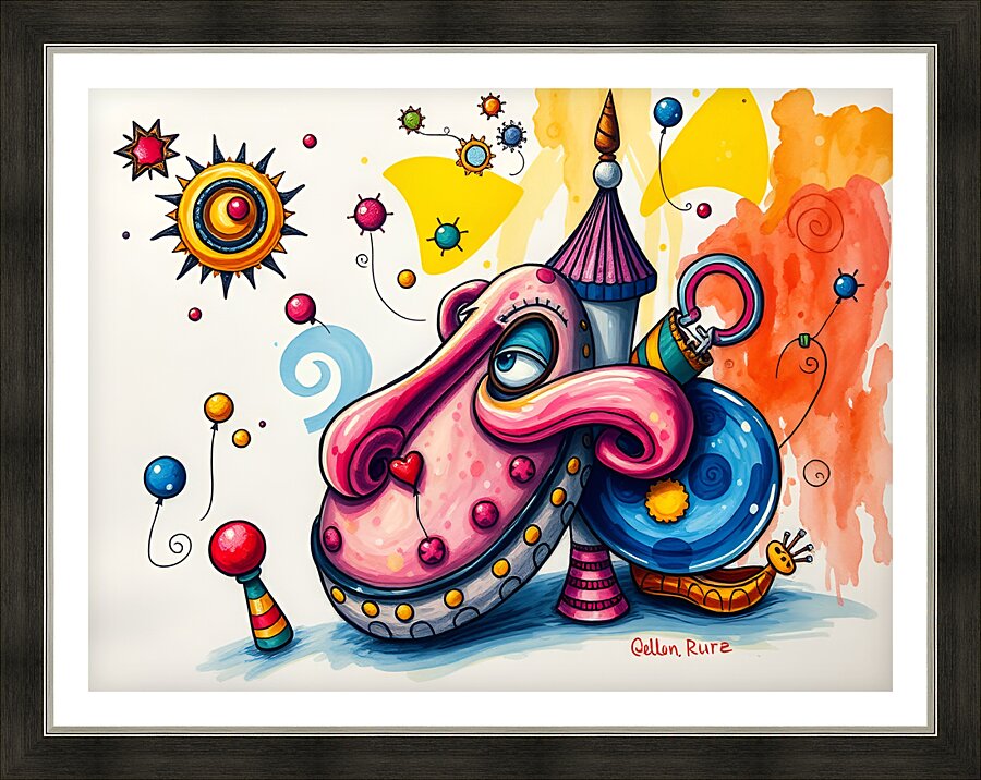 Fantasy world 58 Picture Frame print