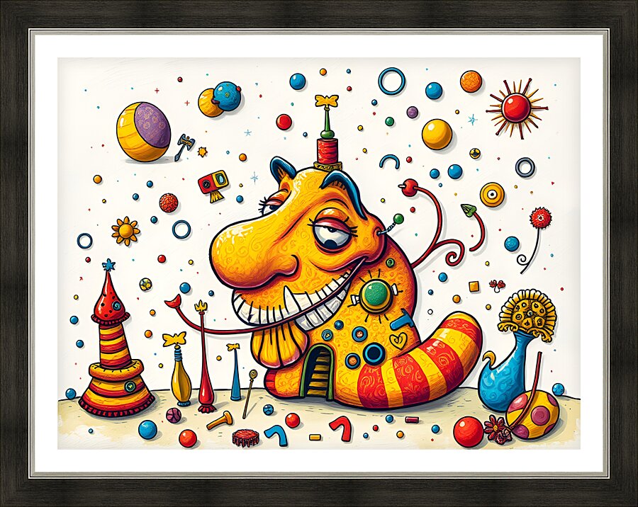 Fantasy world 49 Picture Frame print