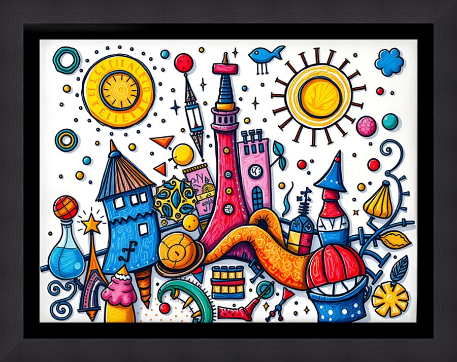 Fantasy world 73 Picture Frame print