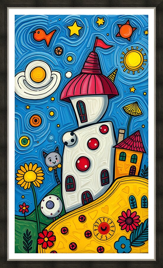 Fantasy world 81 Picture Frame print