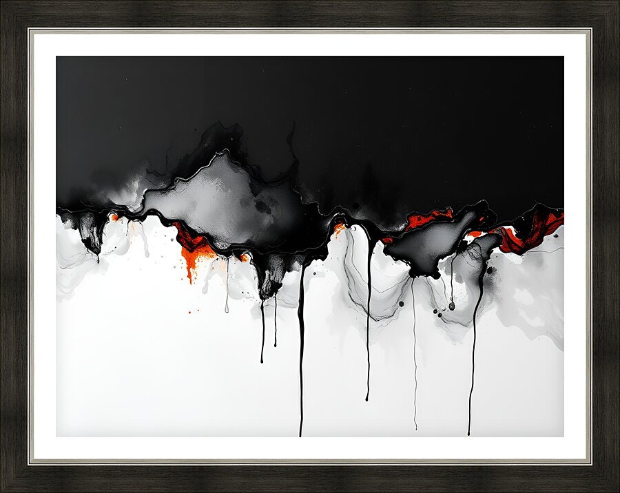Flowing Colors 19 Picture Frame print