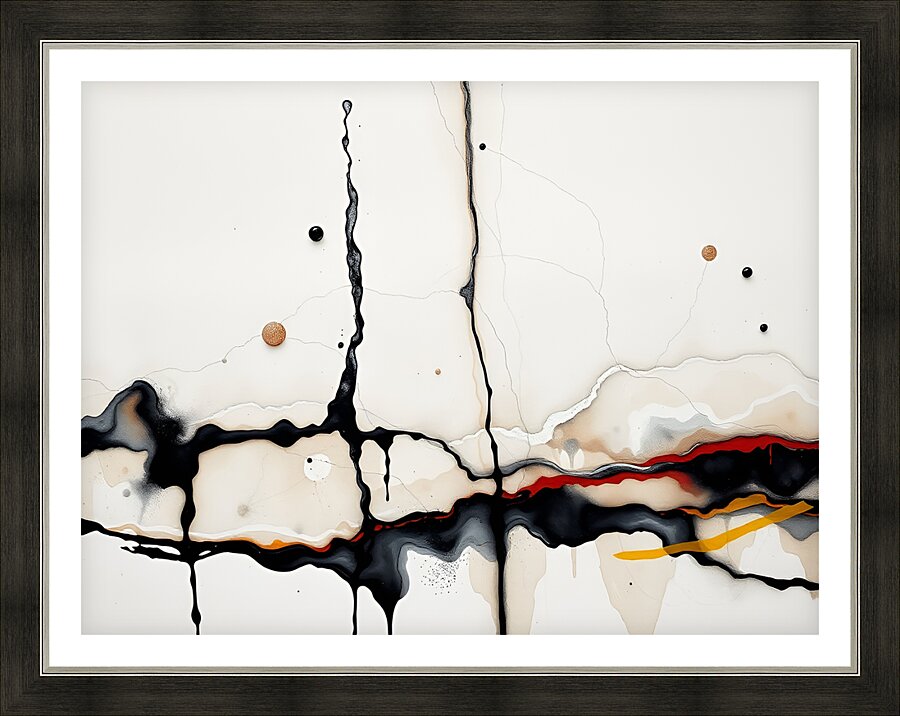 Flowing Colors 14 Picture Frame print