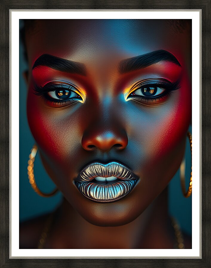 Shimmering Beauty 9 Picture Frame print