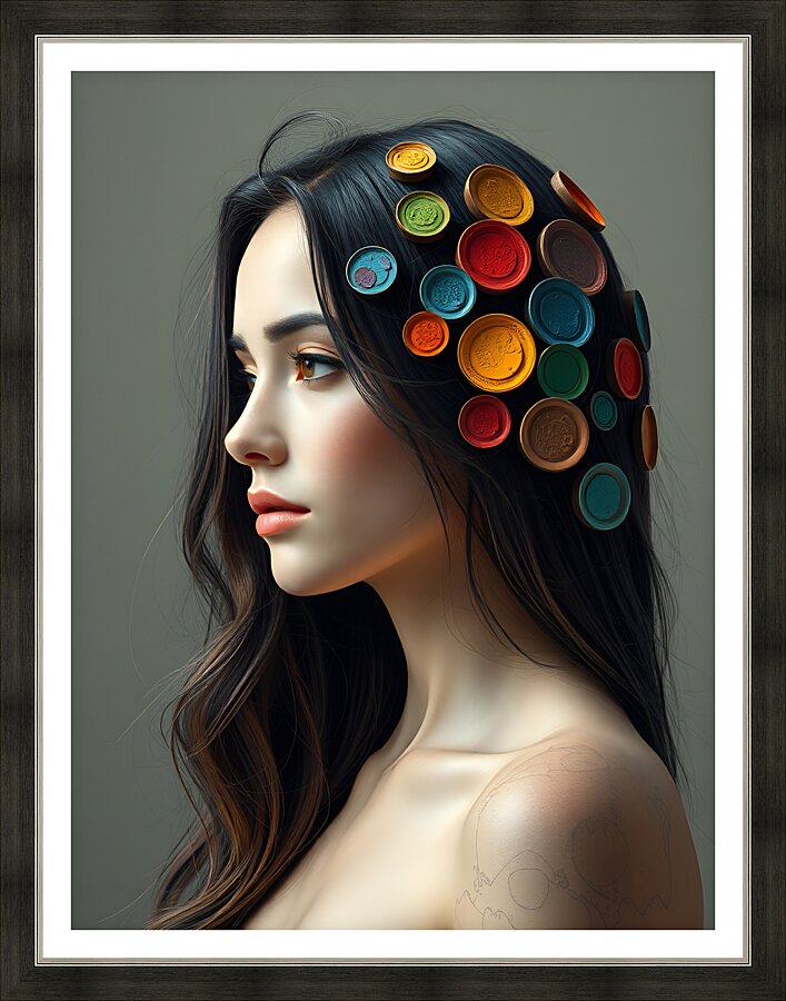 Surreal llustration 30 Picture Frame print
