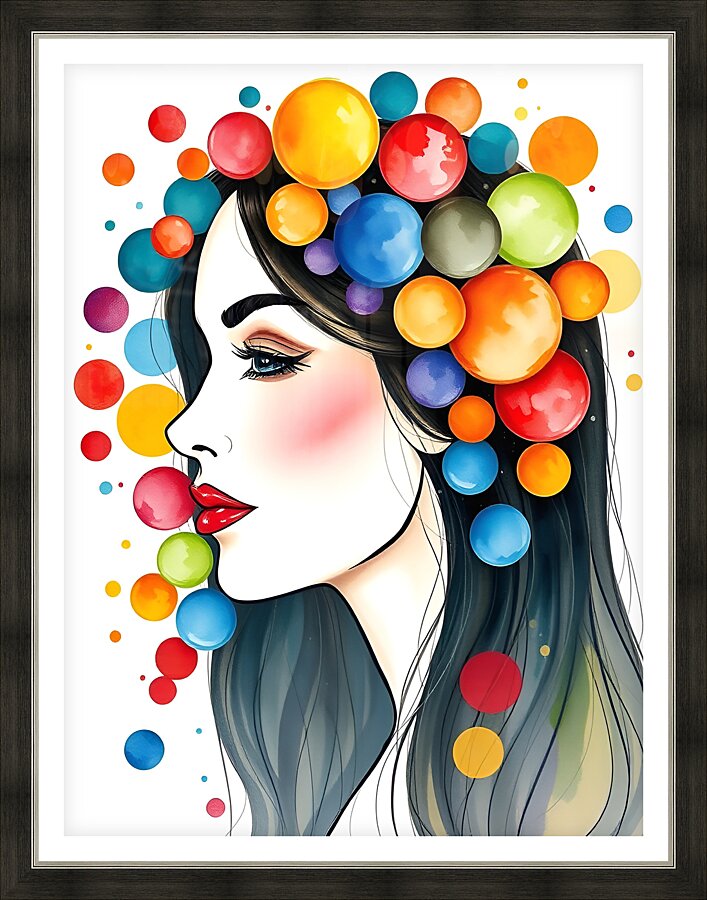Surreal Illustration 21 Picture Frame print