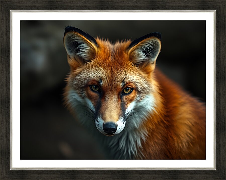The Red Fox 2 Picture Frame print