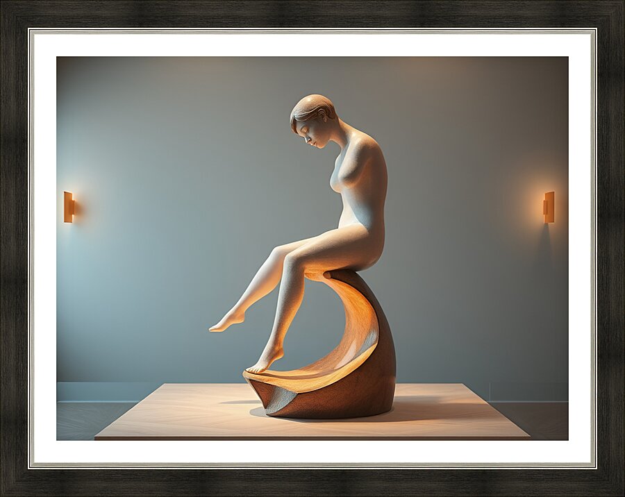 Surreal Sculpture 6 Picture Frame print