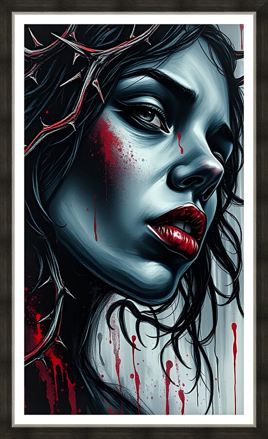 Haunted Beauty3 Picture Frame print