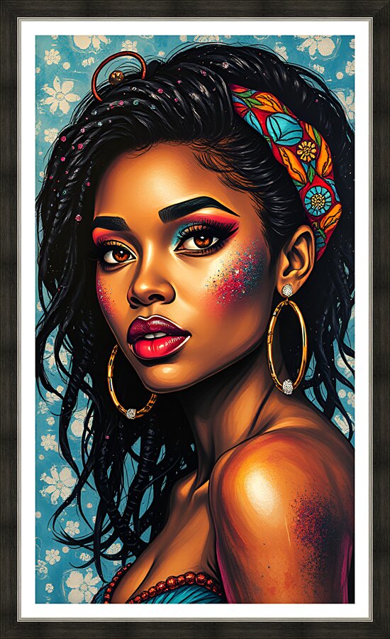 Portrait 11 Picture Frame print