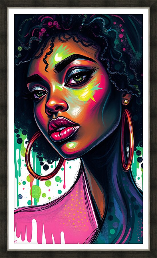 Portrait 22 Picture Frame print