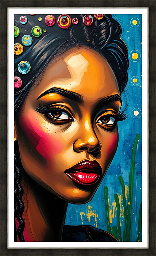 Portrait 14 Picture Frame print