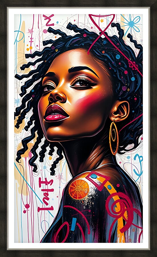 Portrait 19 Picture Frame print