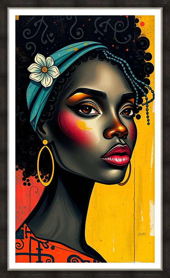 Portrait 29 Picture Frame print