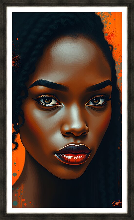 Portrait 24 Picture Frame print