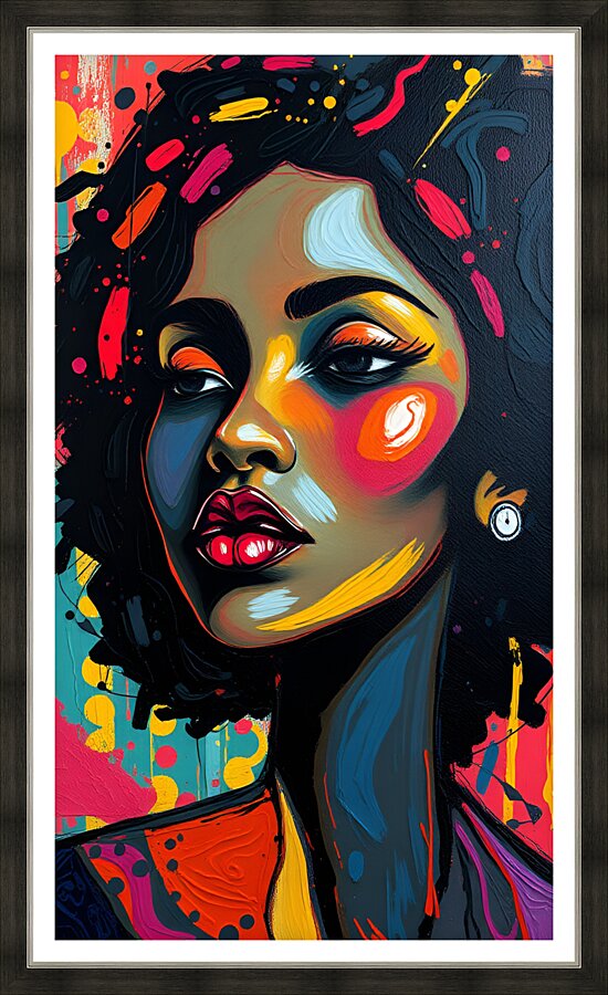 Portrait 28 Picture Frame print