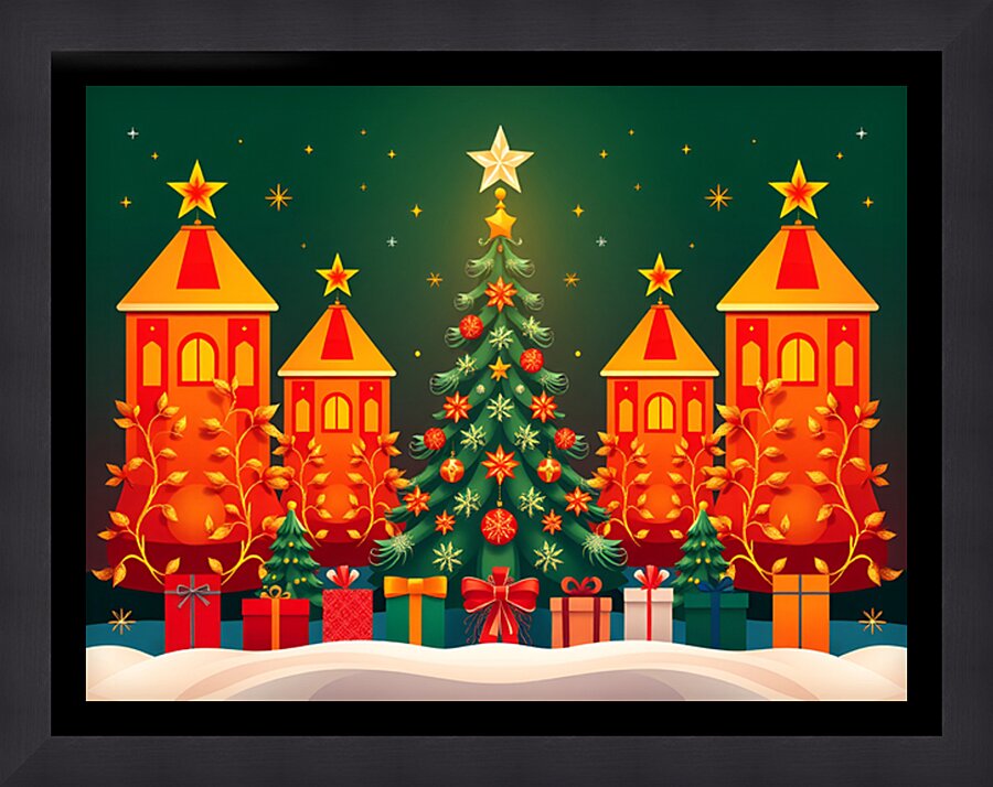 Christmas time 8 Picture Frame print