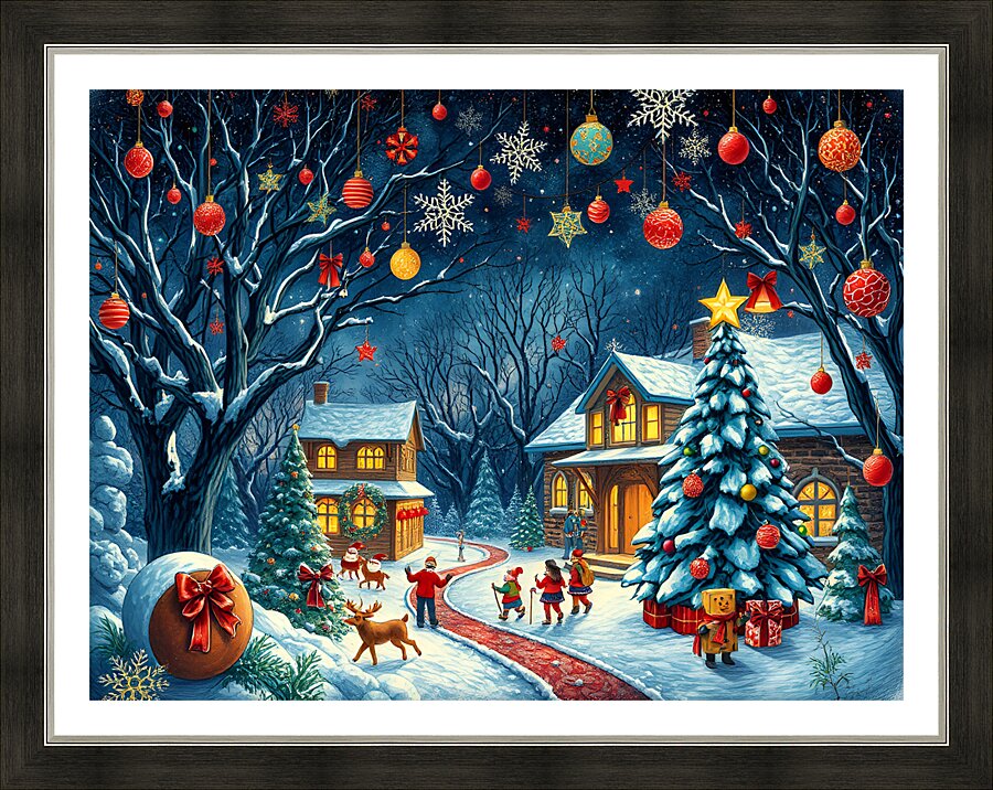 Christmas time 27 Picture Frame print
