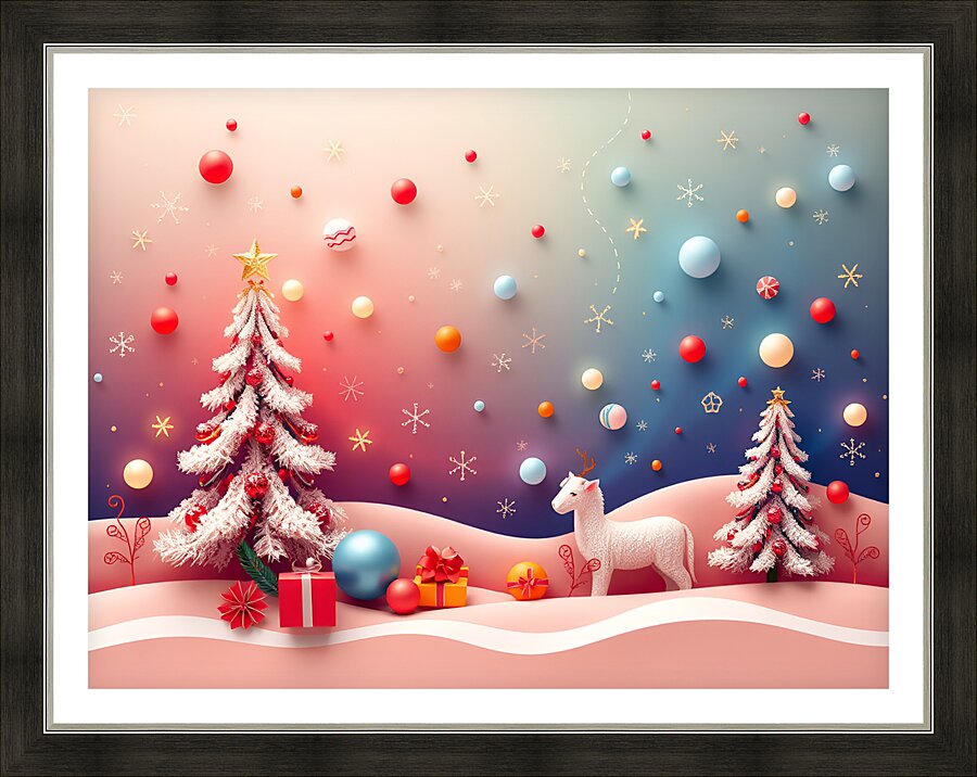 Christmas time 14 Picture Frame print