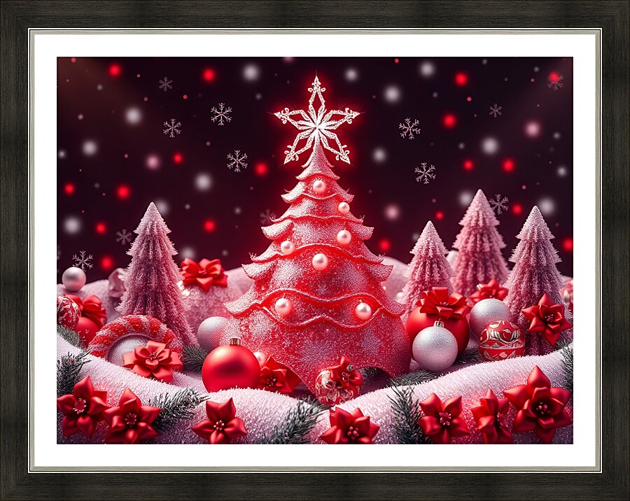 Christmas time 4 Picture Frame print