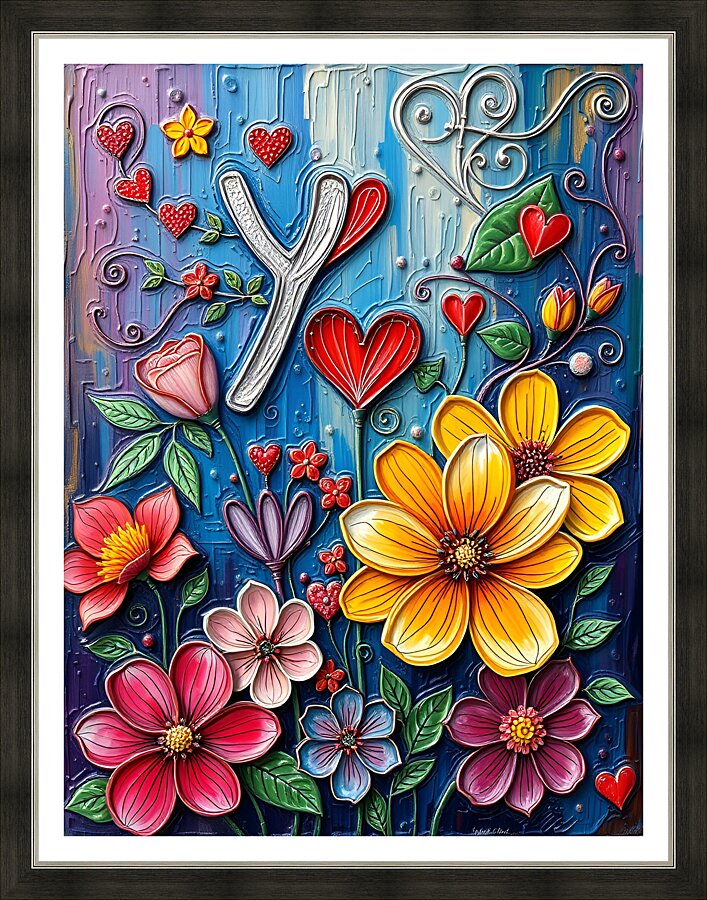 Blooming Love Picture Frame print