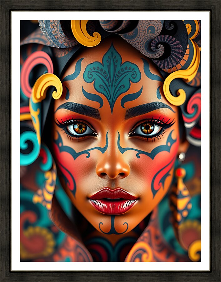 Bold and Beautiful 13 Picture Frame print