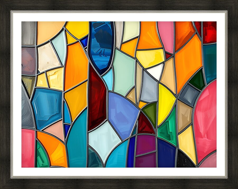 Colorful Art 12 Picture Frame print