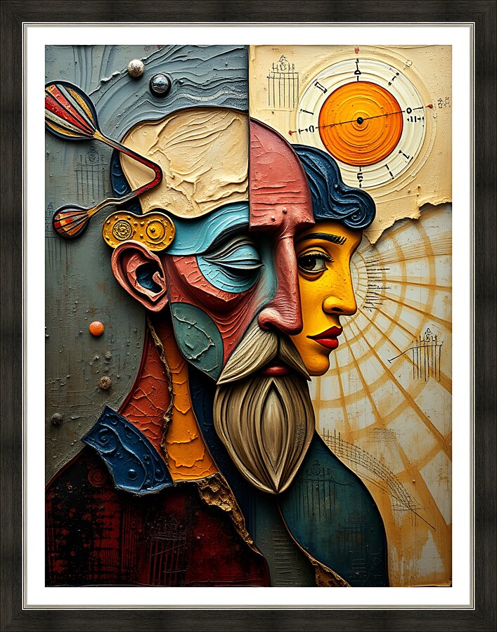 Abstract art 24 Picture Frame print