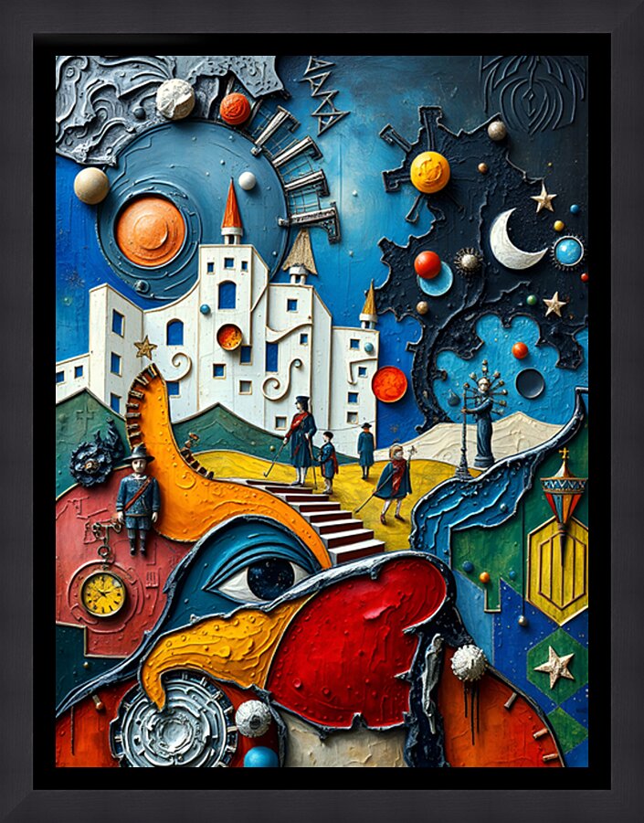 Abstract art 8 Picture Frame print