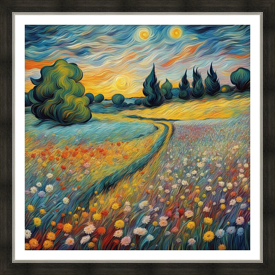 Artistic Landscape 6 Picture Frame print