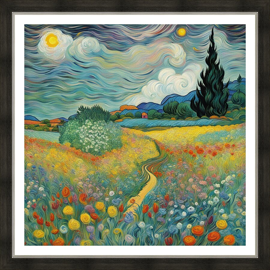 Artistic Landscape 4 Picture Frame print