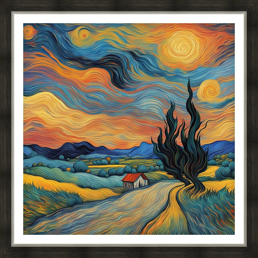Artistic Landscape 69 Picture Frame print