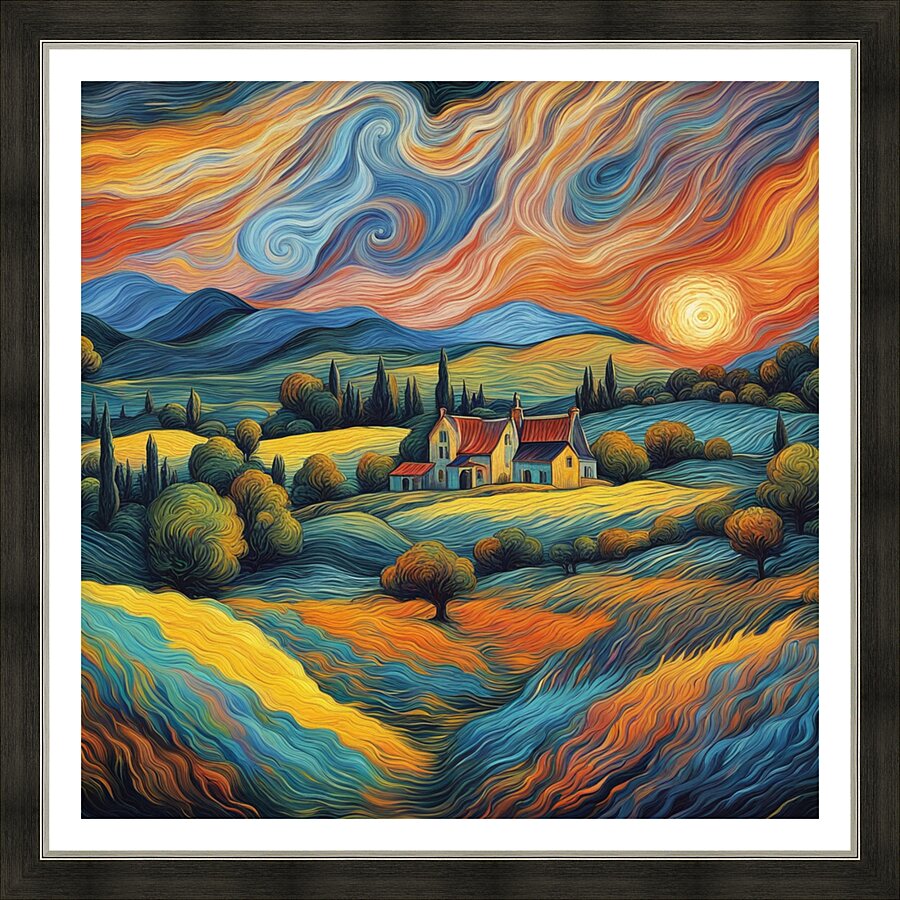 Artistic Landscape 49 Picture Frame print