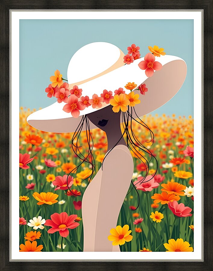 Springtime Style 2 Picture Frame print