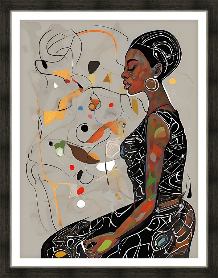 Abstract art Picture Frame print