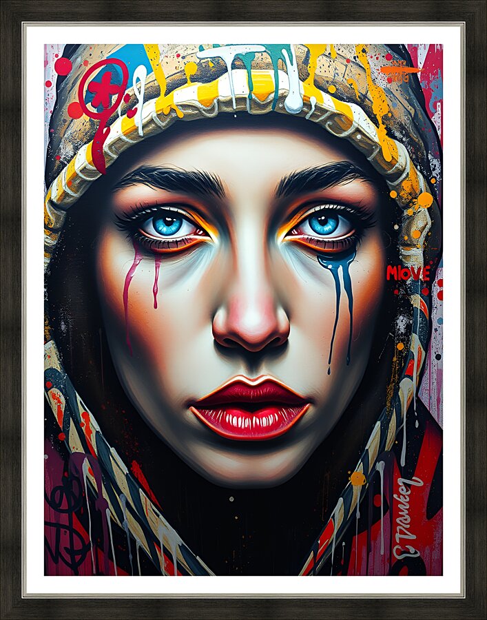 Portrait 89 Picture Frame print