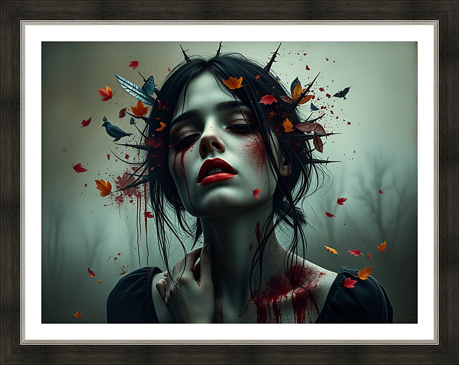 Portrait 114 Picture Frame print