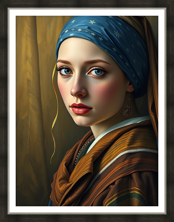 Portrait 96 Picture Frame print