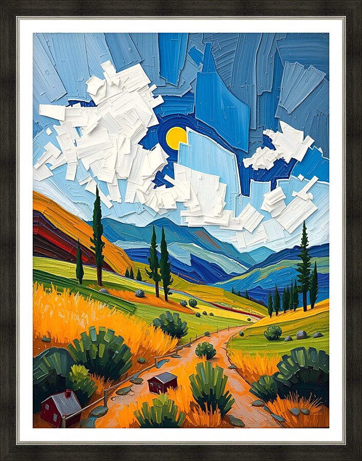Alpine Vista 8 Picture Frame print