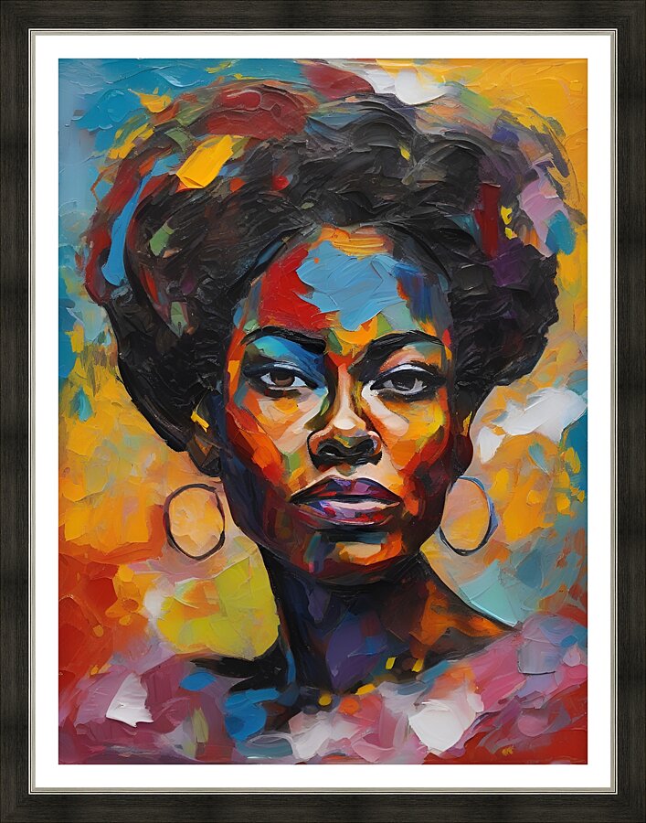 Portrait 130 Picture Frame print
