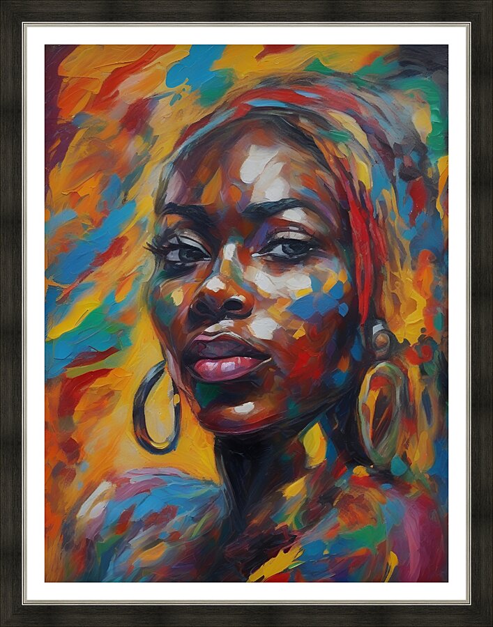Portrait 127 Picture Frame print