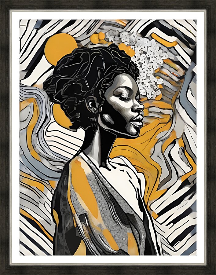 Portrait 126 Picture Frame print