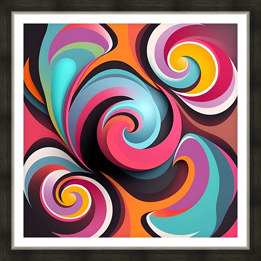 Pattern 6 Picture Frame print