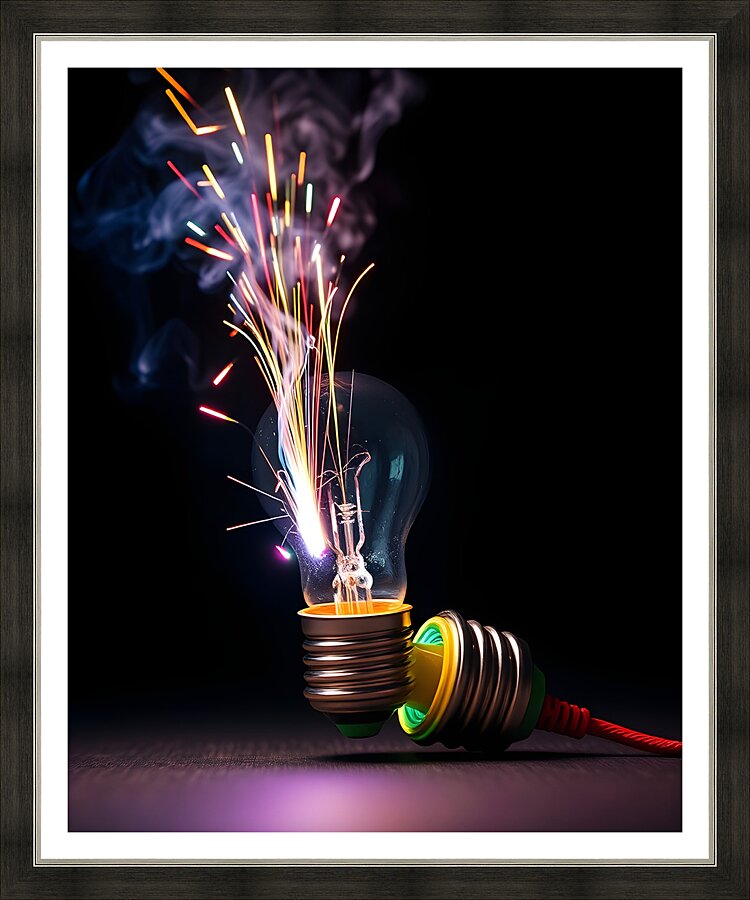 Energy 5 Picture Frame print