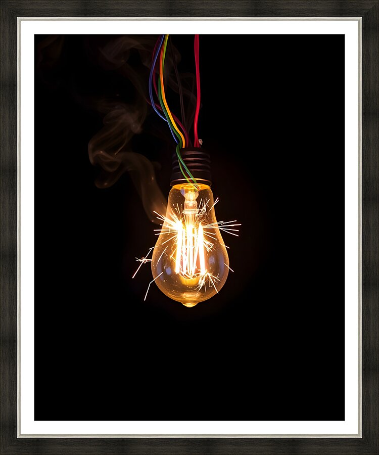 Energy 6 Picture Frame print