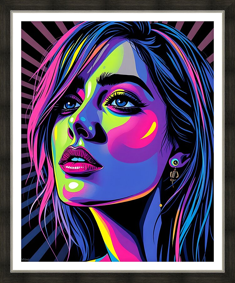 Bold and Colorful 81 Picture Frame print