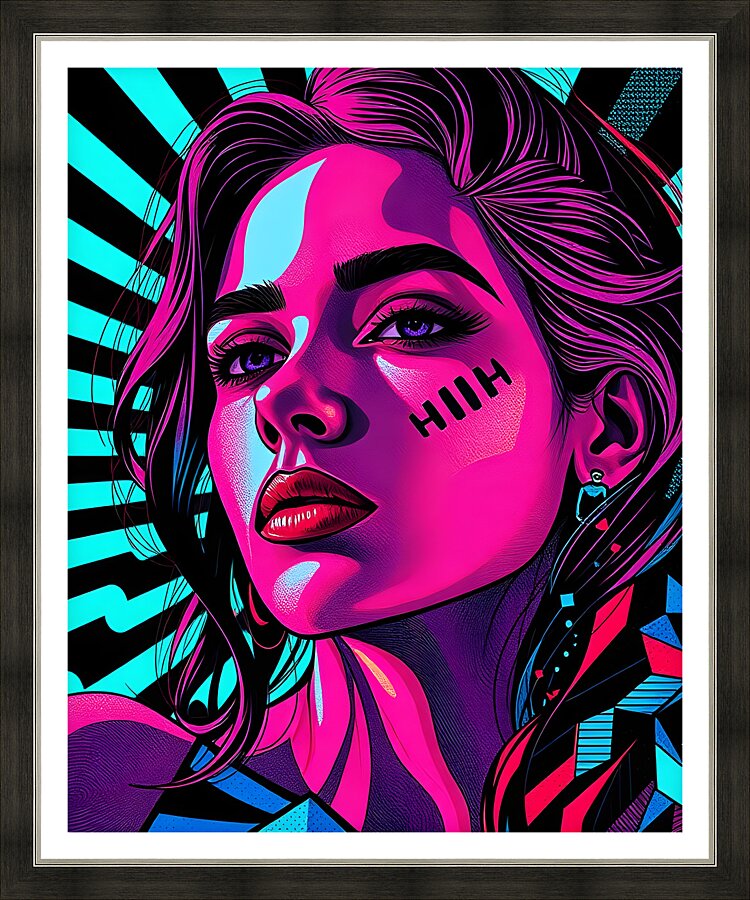 Bold and Colorful 95 Picture Frame print
