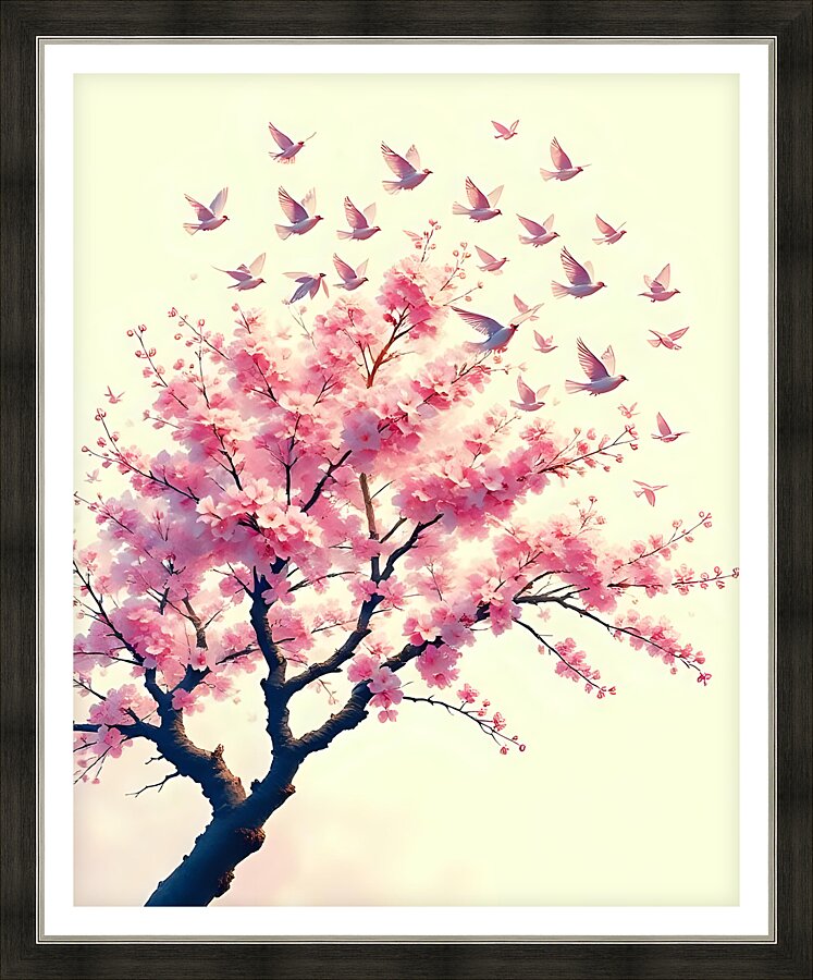 Avian Bloom Picture Frame print