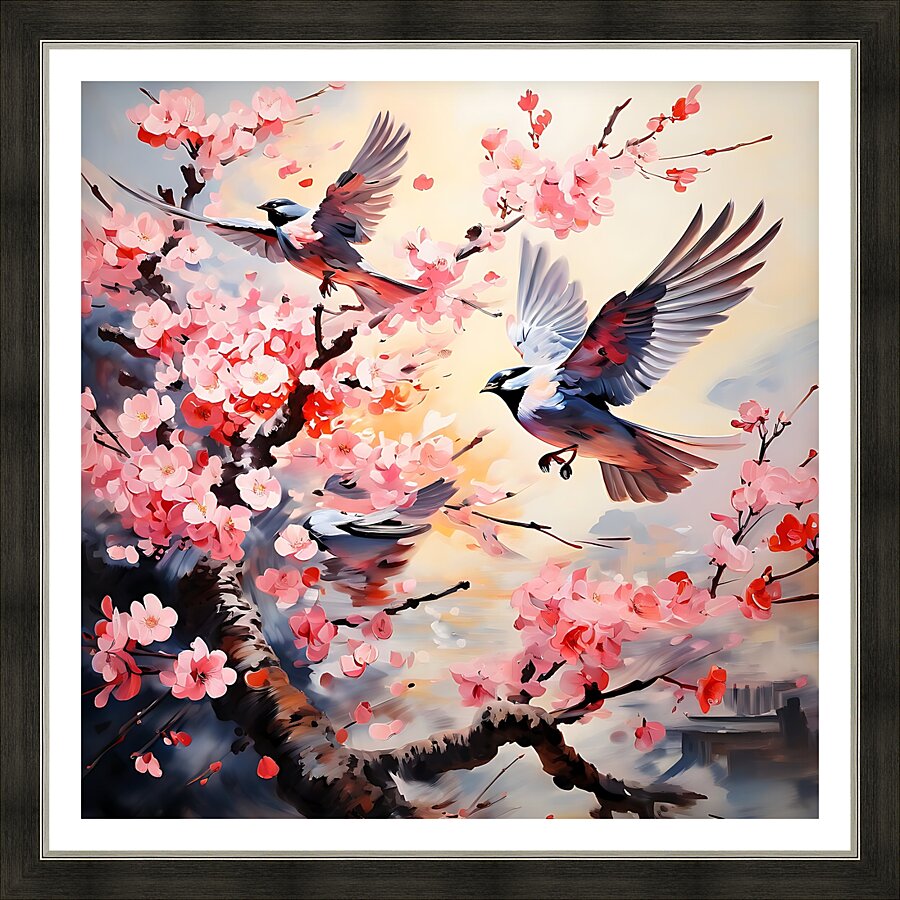 Avian Bloom 6 Picture Frame print
